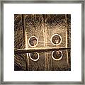 Double Ring Framed Print