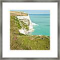 Dover_white Cliffs Framed Print