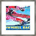 Downhill Racer Framed Print