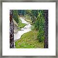 Downriver Framed Print