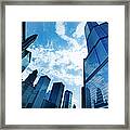 Downtown Chicago Skyline And Cityscape Framed Print