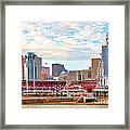 Downtown Cincinnati 9885 Framed Print