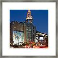 Downtown Cleveland Morning Traffic I Framed Print