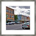 Downtown New Braunfels Framed Print