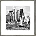 Downtown Skyline Of Toronto On Framed Print