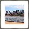 Downtown View In Boston Framed Print