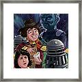 Dr Who 4th Doctor Jelly Baby Framed Print