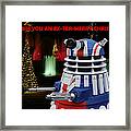 Dr Who - Dalek Christmas Framed Print