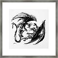 Dragon Love Framed Print