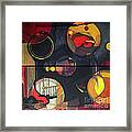 Drama Resolved 1 And 3 Framed Print