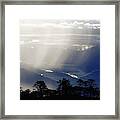 Dramatic Cloudy Sky At Sandakphu Framed Print