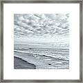 Dramatic Beach Scene Framed Print