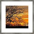 Dramatic Sunset Framed Print