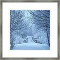 Dreaming In Blue Framed Print