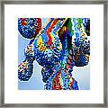 Dripping Lego Paint Framed Print