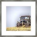 A Rusty Abandoned Truck Near Sturgis South Dakota Framed Print