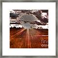 Driving Through God's Country Framed Print