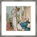 Dropsy Courting Consumption Framed Print
