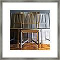 Duality With 3 Chairs Framed Print