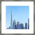 Dubai Cityscape Framed Print