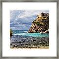 Dubrovnik Bay And Fort Lovrijenac Framed Print