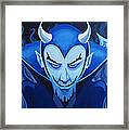 Devil Who Is Blue Framed Print