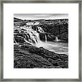 Dunseverick Waterfall Framed Print