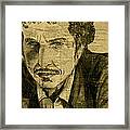 Dylan The Poet Framed Print