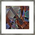 Dynamic Guitar Framed Print