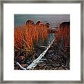 Eagle Lake At Autumn Framed Print