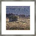 Eagle Stone Baslow Moor Framed Print