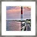 Early Morn At Barnegat Light Framed Print