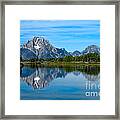 Early Morning At Oxbow Bend Framed Print