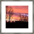 Early Morning Color Canvass Framed Print