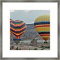 Early Morning Hot Air Balloons In Framed Print