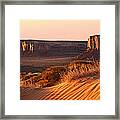 Early Morning In Monument Valley Framed Print