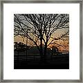 Early Morning View From The Farm Framed Print