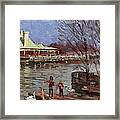 Early Spring In Portcredit Mississauga Framed Print
