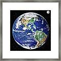 Earth From Space Framed Print
