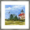 East Point In The Spring Framed Print