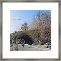 East River Drive Rock Tunnel Framed Print