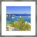 East Shore Lake Tahoe Panorama Framed Print