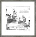Easter And Passover Island Framed Print