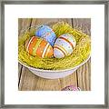 Easter Eggs Framed Print