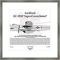 Ec-121h Super Constellation Framed Print