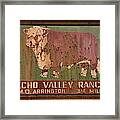 Echo Valley Ranch Framed Print