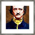 Edgar Allan Poe 20140914wc V1 Framed Print