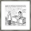 Edna's Doctor Fantasy Framed Print