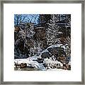 Eightmile Snowlight Framed Print