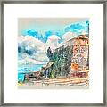 El Morro Castle.. Framed Print